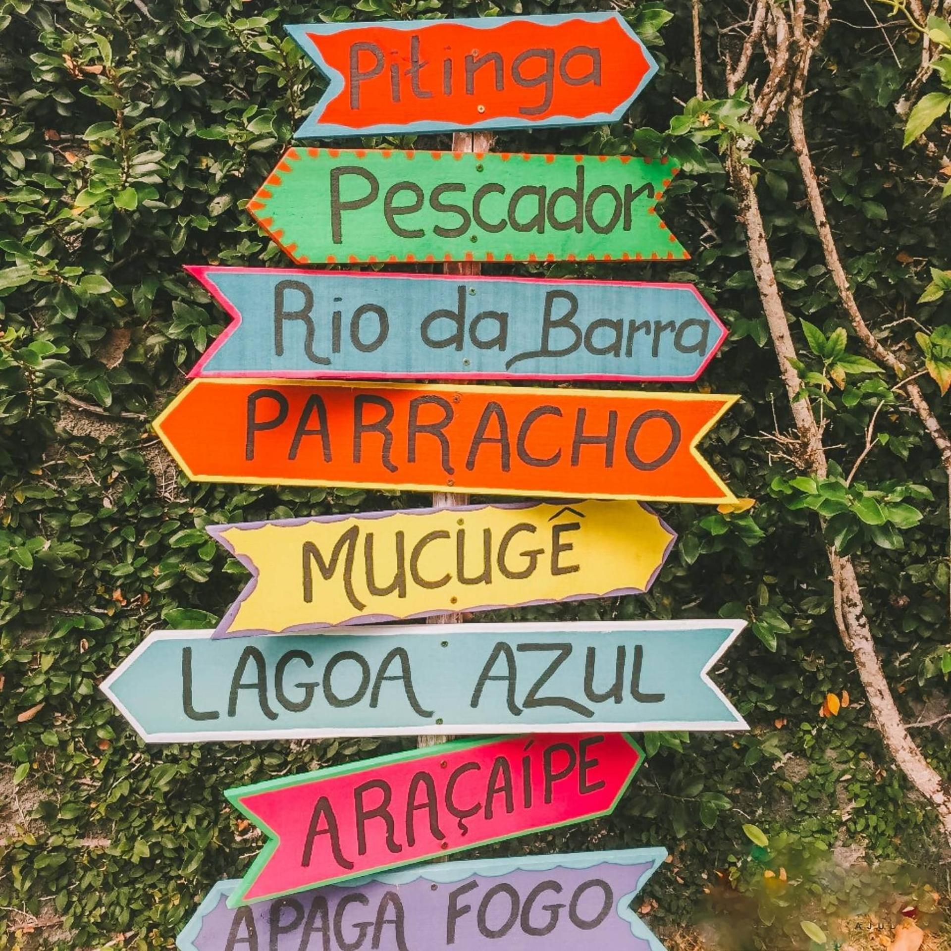 Parador 7 Bangalo, Praia Do Parracho, 1,0 Km Da Rua Mucuge Porto Seguro Buitenkant foto