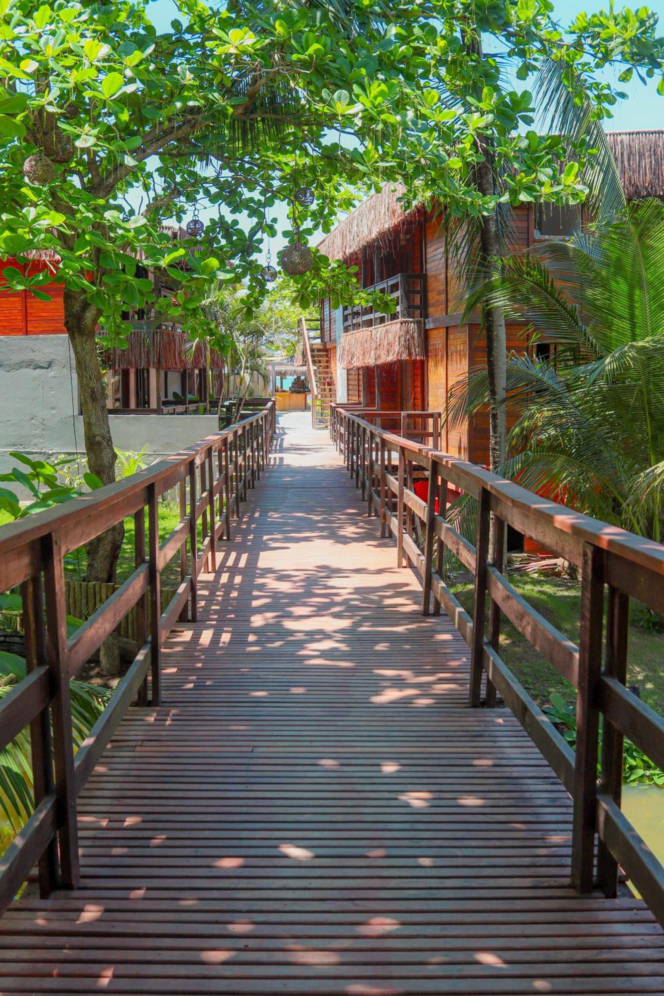 Parador 7 Bangalo, Praia Do Parracho, 1,0 Km Da Rua Mucuge Porto Seguro Buitenkant foto