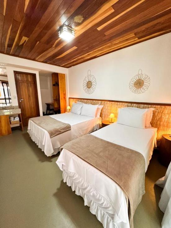 Parador 7 Bangalo, Praia Do Parracho, 1,0 Km Da Rua Mucuge Porto Seguro Buitenkant foto