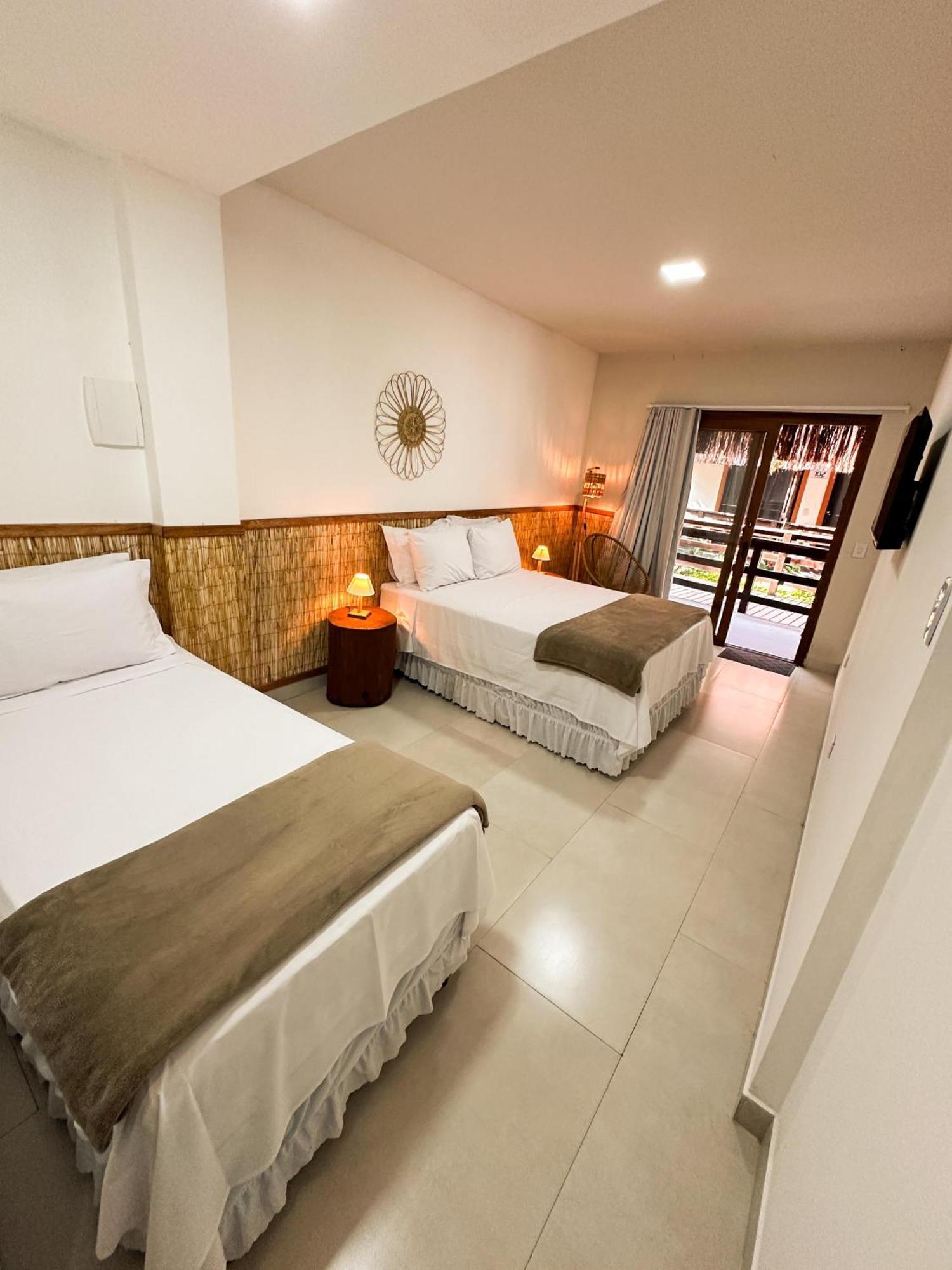 Parador 7 Bangalo, Praia Do Parracho, 1,0 Km Da Rua Mucuge Porto Seguro Buitenkant foto